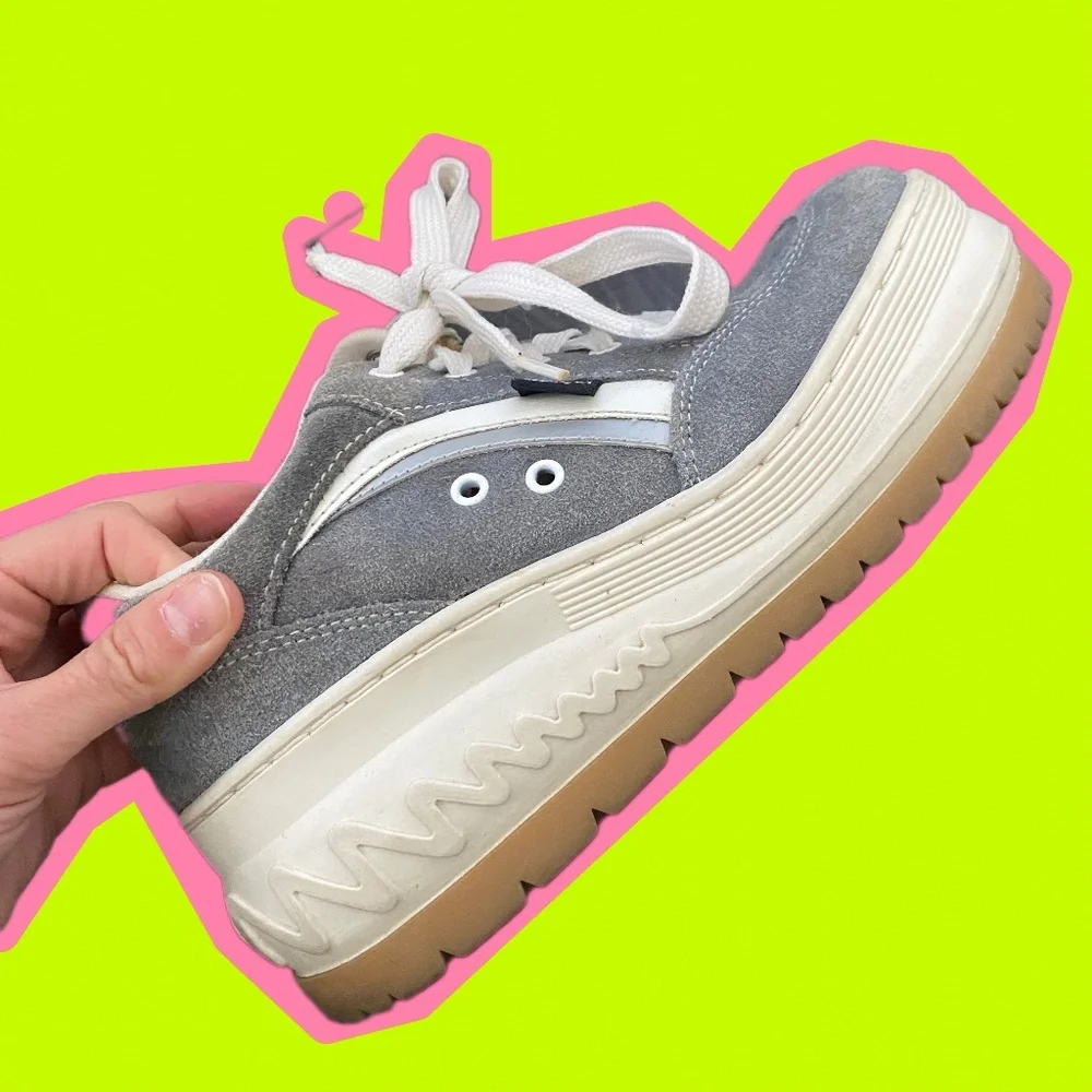 90s Candies Blue Platform Sneakers - Picture 1 of 12